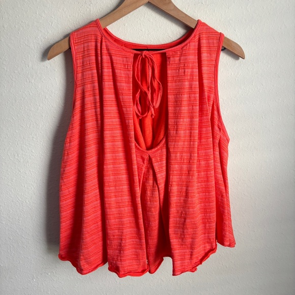 Free People Turn It Up Flowy Boho Tank Orange Size Small - Picture 4 of 8